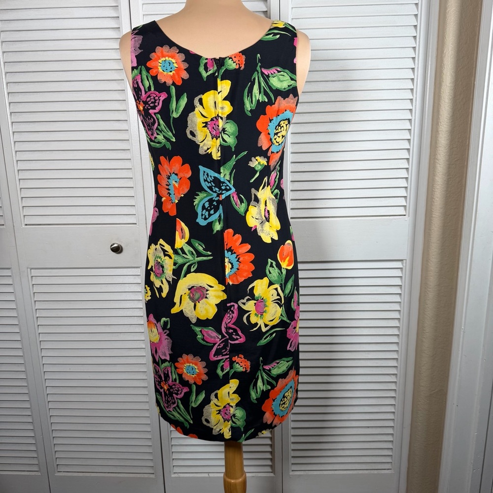 Rabbit Rabbit Rabbit Designs Floral Sleeveless Sheath Dress | Petite 10P - Picture 8 of 11